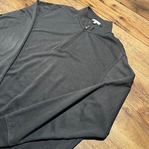 Peter Millar Charcoal Gray Quarter‎ Zip Pullover Mens XXL